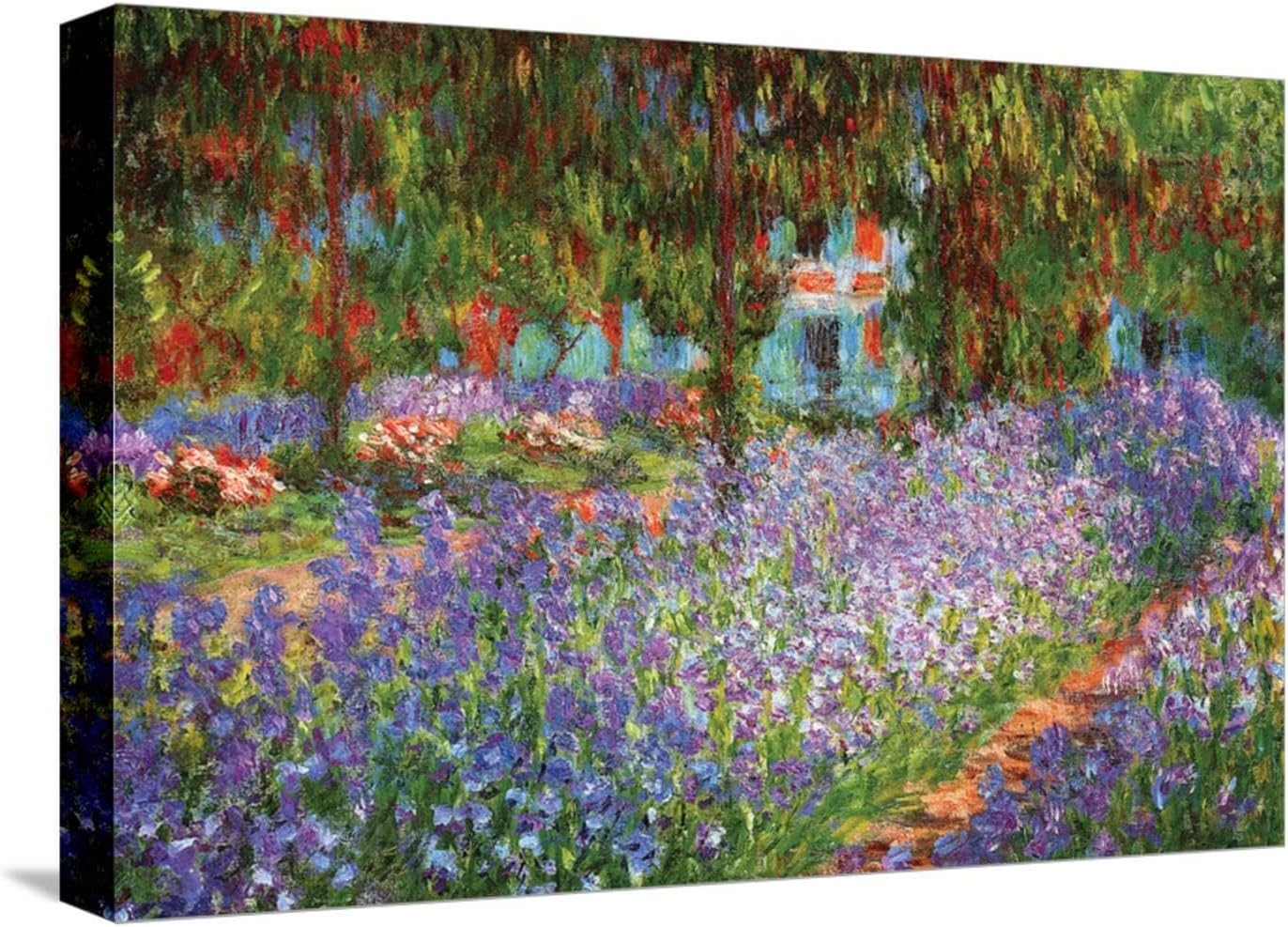 ART.COM Stretched Canvas Print Luncheon on the Grass by Claude Monet, 18" x 12"