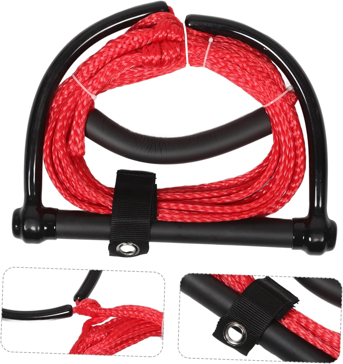 VANZACK Wakesurf Rope and Handle Water Ski Rope for Tubing Comfortable Grip for Skiers