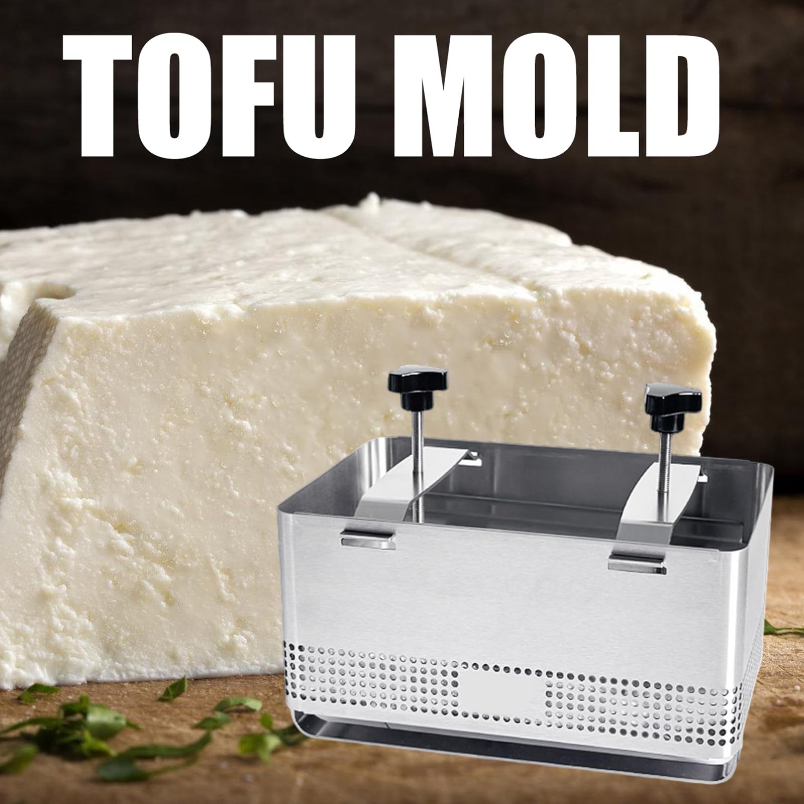 Duratura 304 in acciaio inox fagioli formaggio macchina con manopola antiscivolo e base rialzata per stabilità Rapido drenaggio formaggio verdure stampo