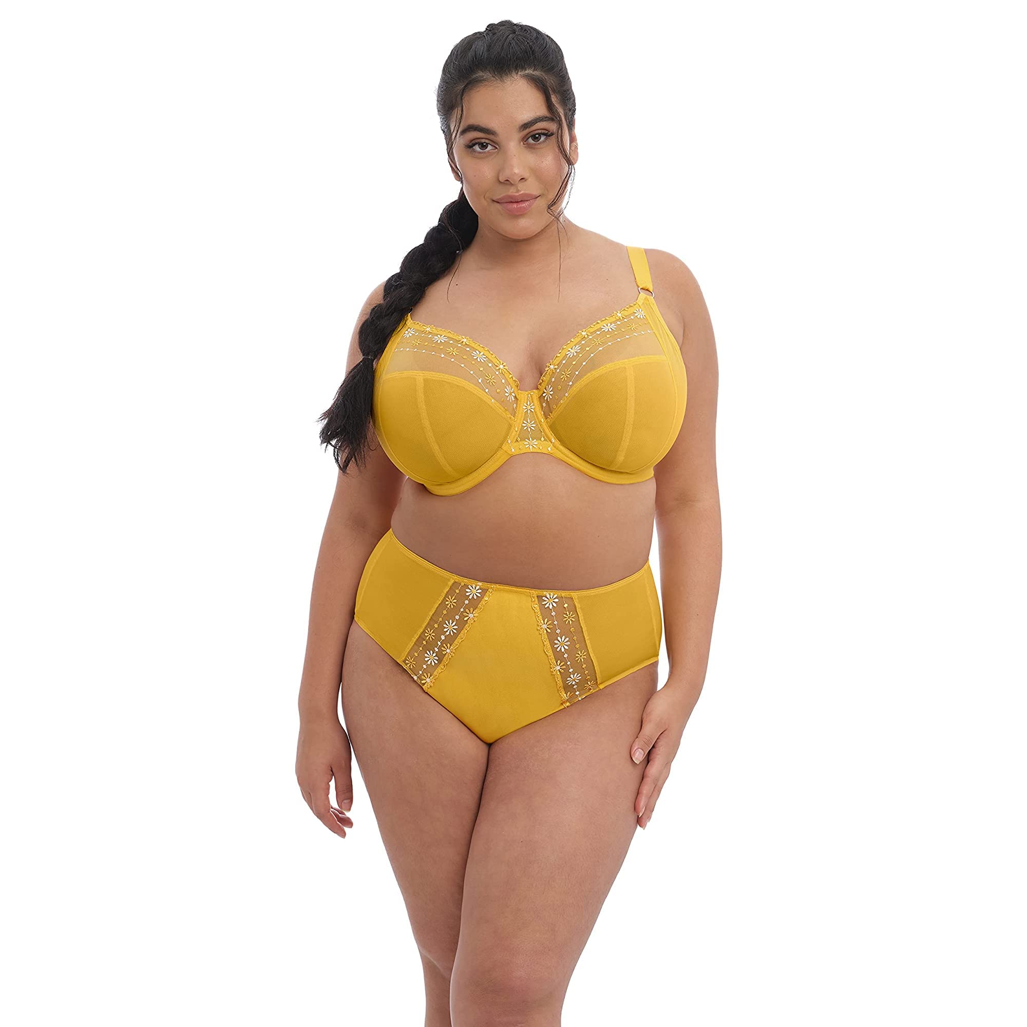 Elomi Matilda Underwired Plunge Bra (36DD, Daisy)