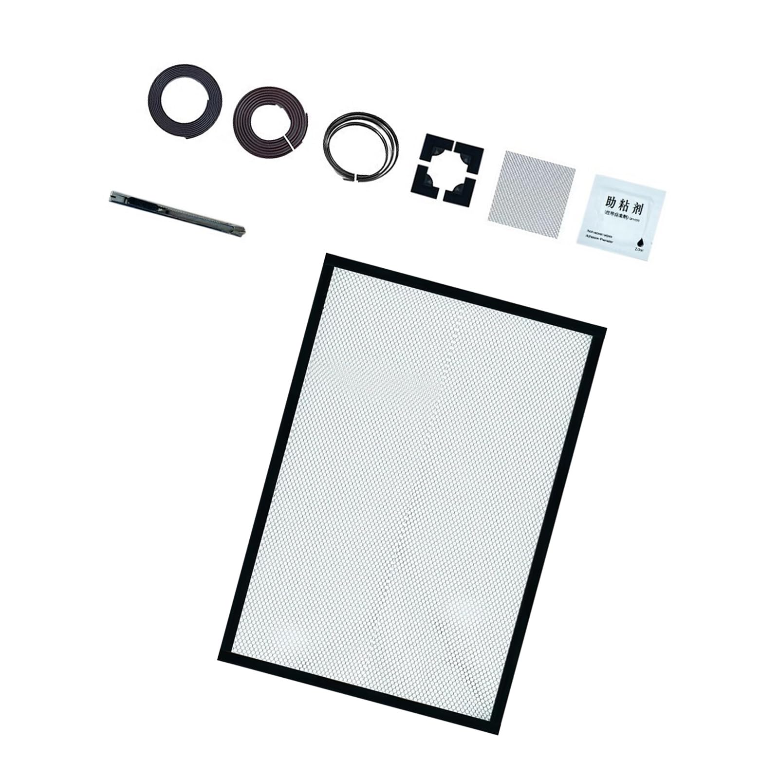 LUCKGONI Magnetic Aquarium Cover with Fixed Clip for Fish Tanks and Easy Installation