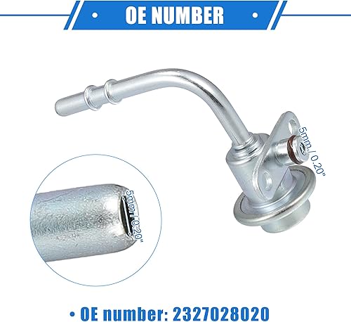 Miniatura 6 de Regulador de presión de inyección de combustible compatible con Toyota Highlander Base 2.4L L4 - Gas 2001-2007, regulador de presión de combustible