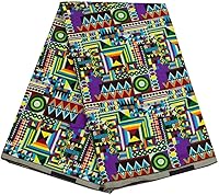 Vista 2 de Tela africana 6 yarda impresa tela africana Ankara tela de cera para el vestido de fiesta 1502