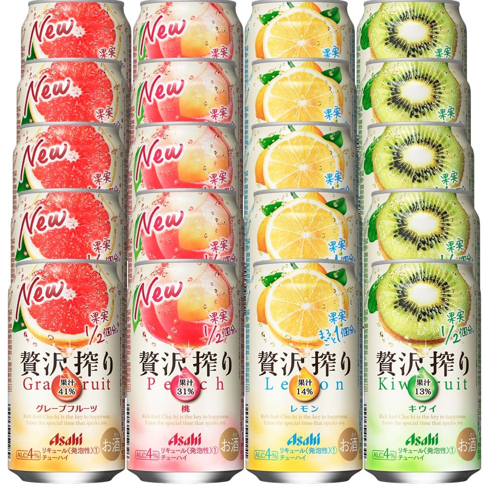 Amazon.co.jp: 【Amazon.co.jp限定】アサヒ贅沢搾り4種飲み比べ