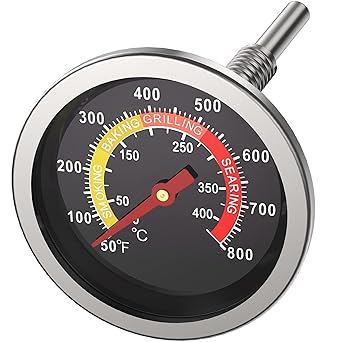 PatioGem Grill Temperature Gauge, 2.36
