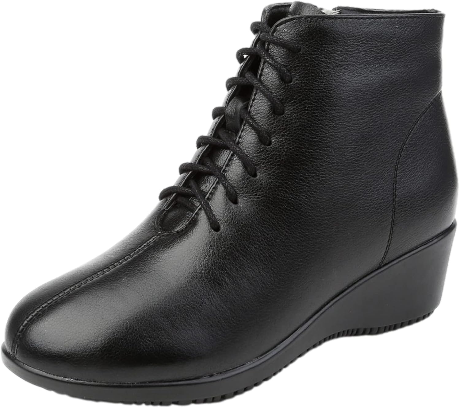 ANUFER Womens Wedge Heel - Genuine Leather Comfort