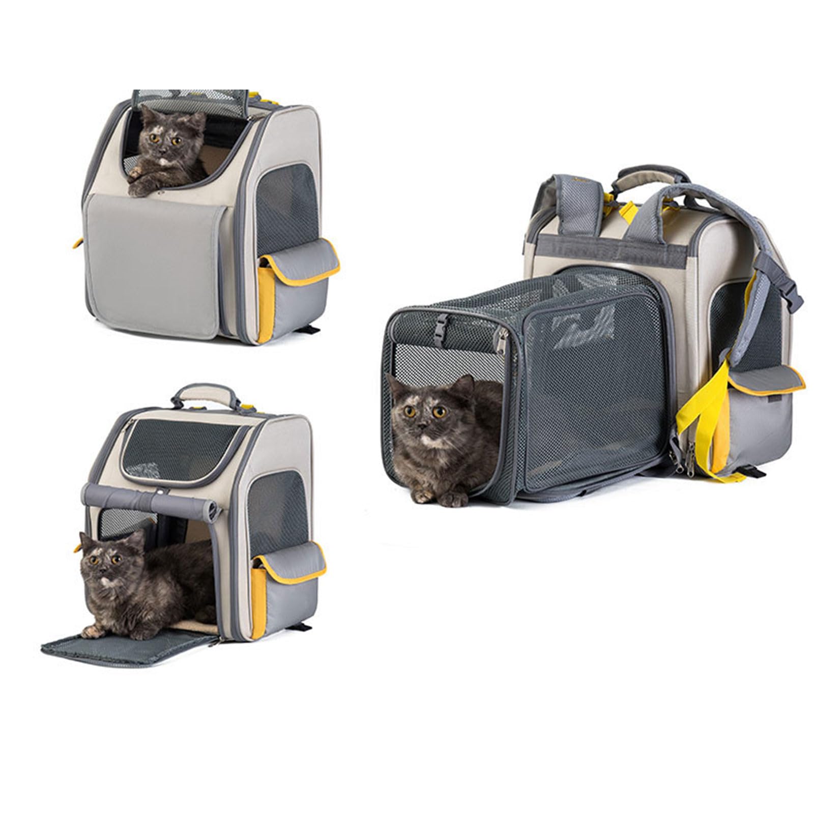 Gatti Outdoor Carriers Bag Estensibile Comodo Gatti Zaino Da Viaggio Borsa di Panno per Gatti Cani Trasportatori Pet Zaino