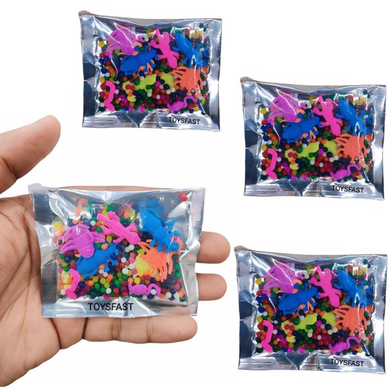 Combo (3000 PCS Water ball + 30 Water Growing animal) water jelly home decoration (A1111)-image-35