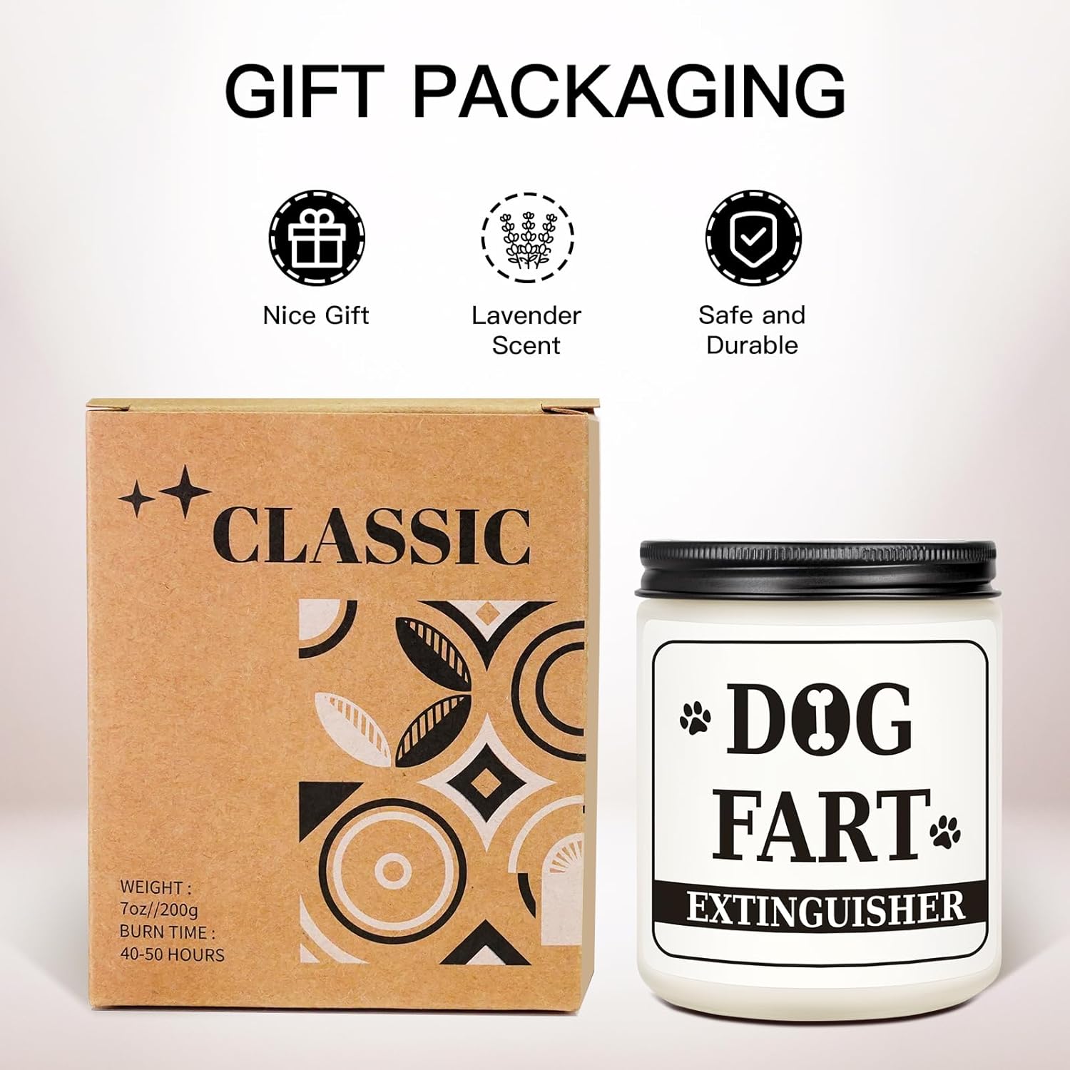 Dog Lovers Gifts for Women, Funny Dog Fart Candle, Birthday Christmas Gifts for Dogs Lovers, Dogs Owner Themed Gift - Image 7