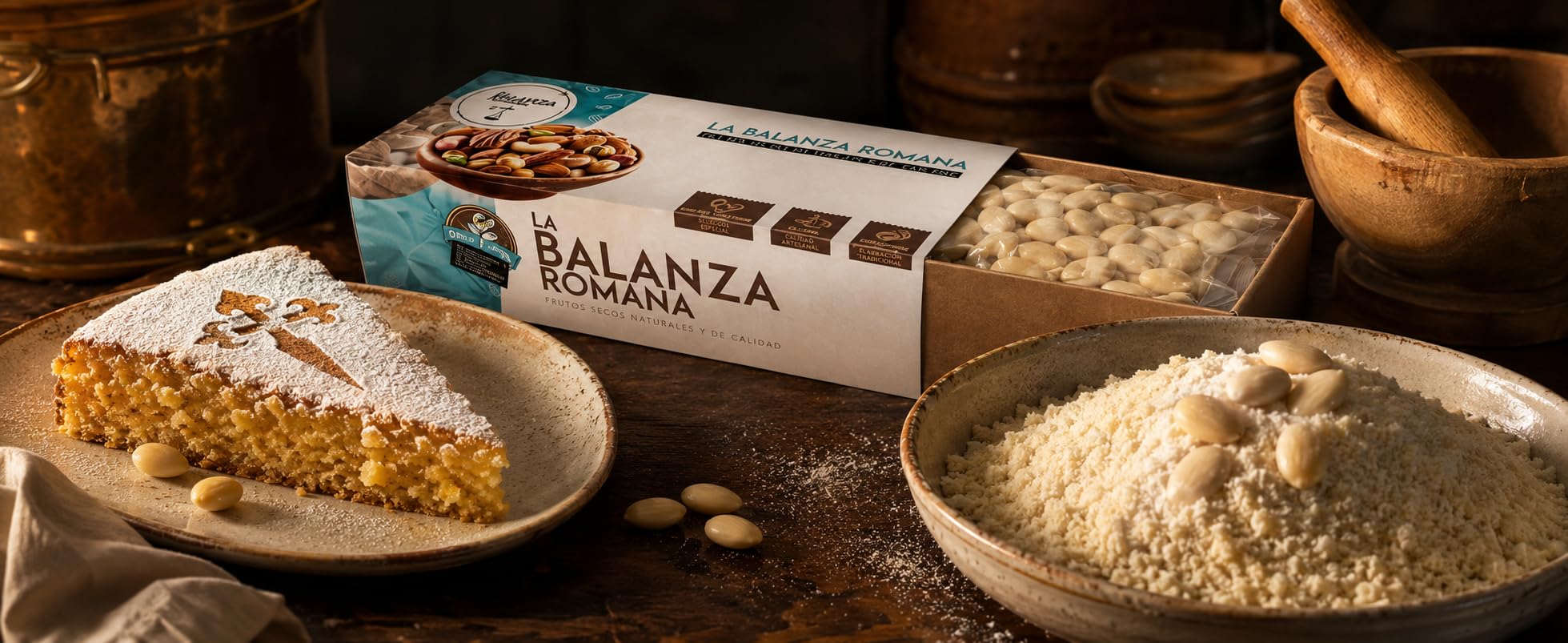 Samskara Tribe Almendras Marcona Peladas Ecológicas | Almendra Reina Española al Vacío | Naturales para Snacks | Gran Calibre Alta 16+ | 800 g