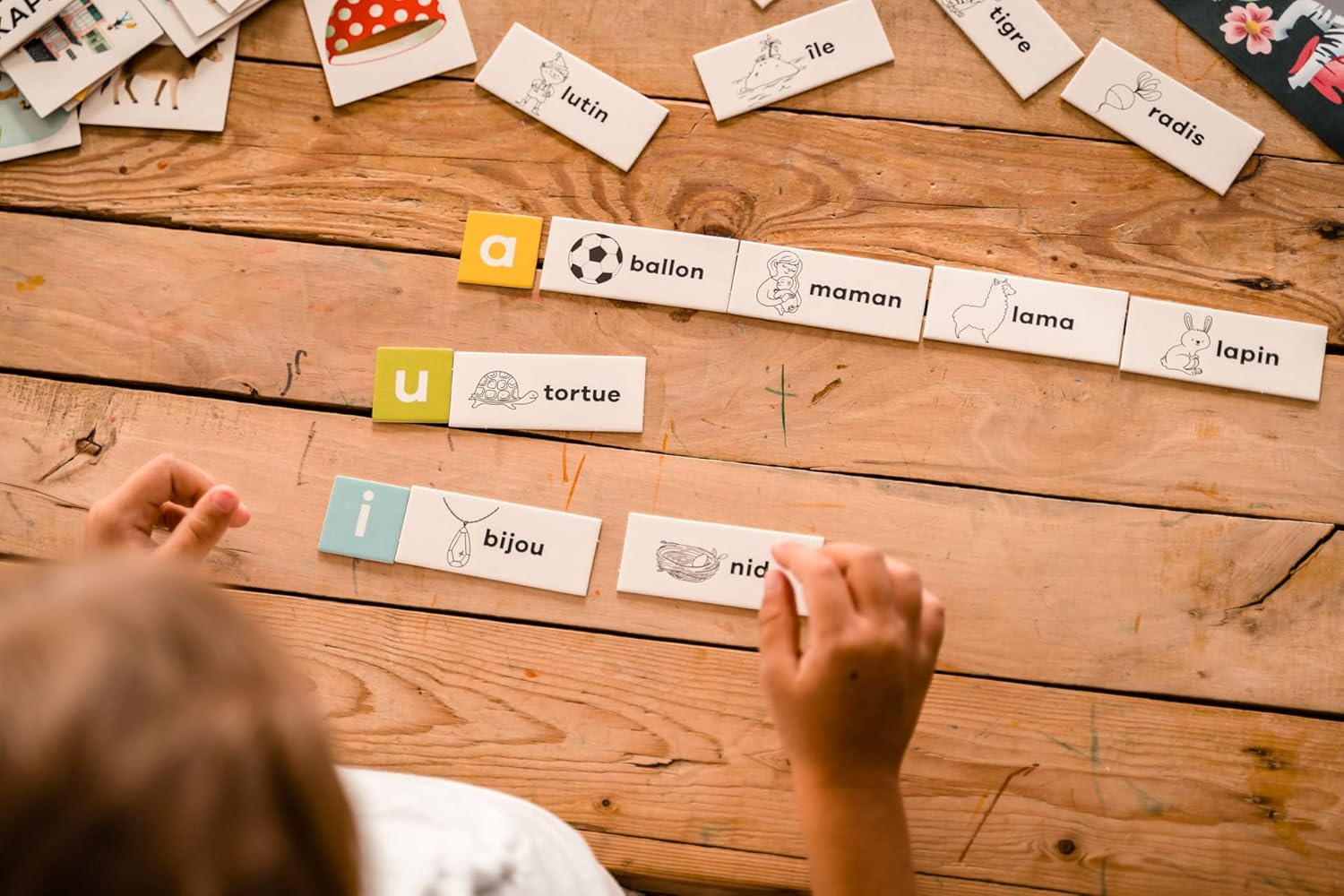 Nathan - At the rhythm of the child - Learning to read - Positive education - Discovery and learning to read box - From 3 years old