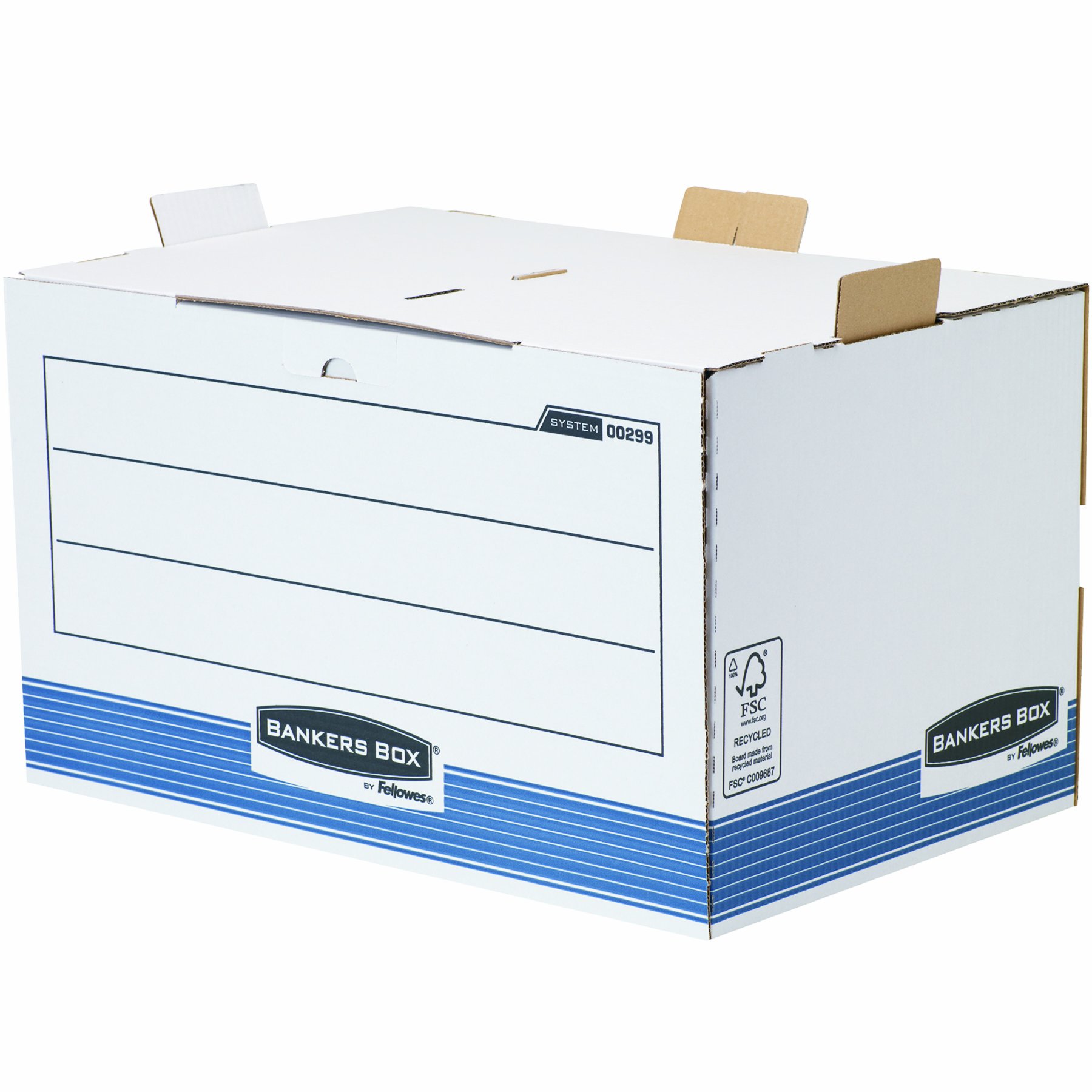 Bankers Box 0029901 Contenitore Storage System, FSC, Confezione da 5 Pezzi