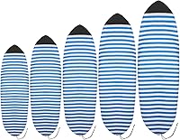Vista 8 de UCEDER Funda de calcetín para tabla de surf, bolsa elástica ligera para protección solar, funda plegable para calcetines de tabla de surf, perfecta