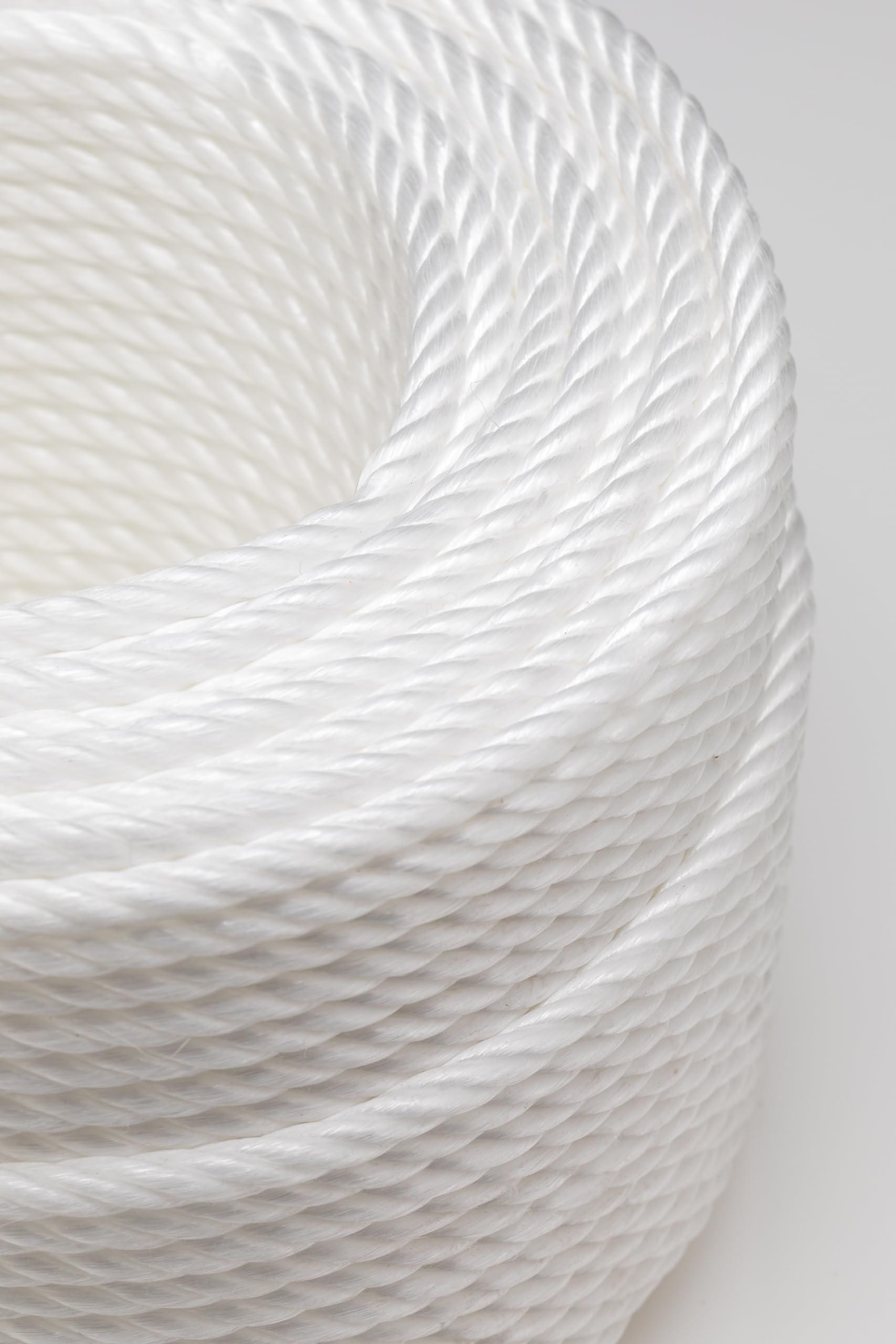 Flandria 362 Couronne de Cordage en Polypropylène Ø 8 mm x 100 m, Blanc