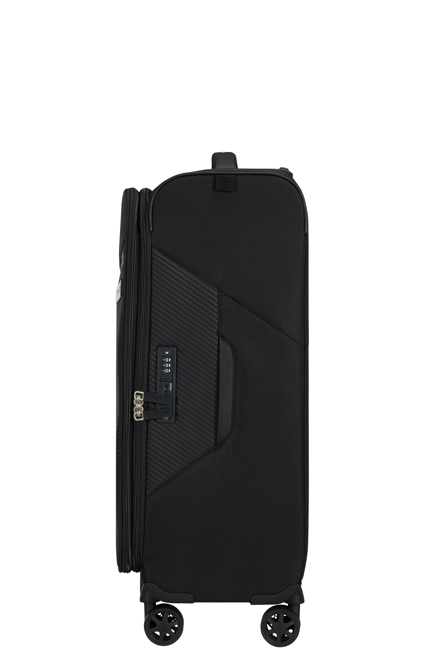Samsonite Litebeam - Spinner M, rozszerzalna walizka, 66 cm, 67/73 L, czarny (czarny)