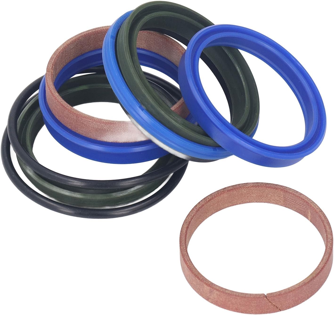 10Pcs Steering Cylinder Seal Kit with Excellent Sealing Performance for Linde H18E16E20 350 335 Forklift Replacement Parts Accessories