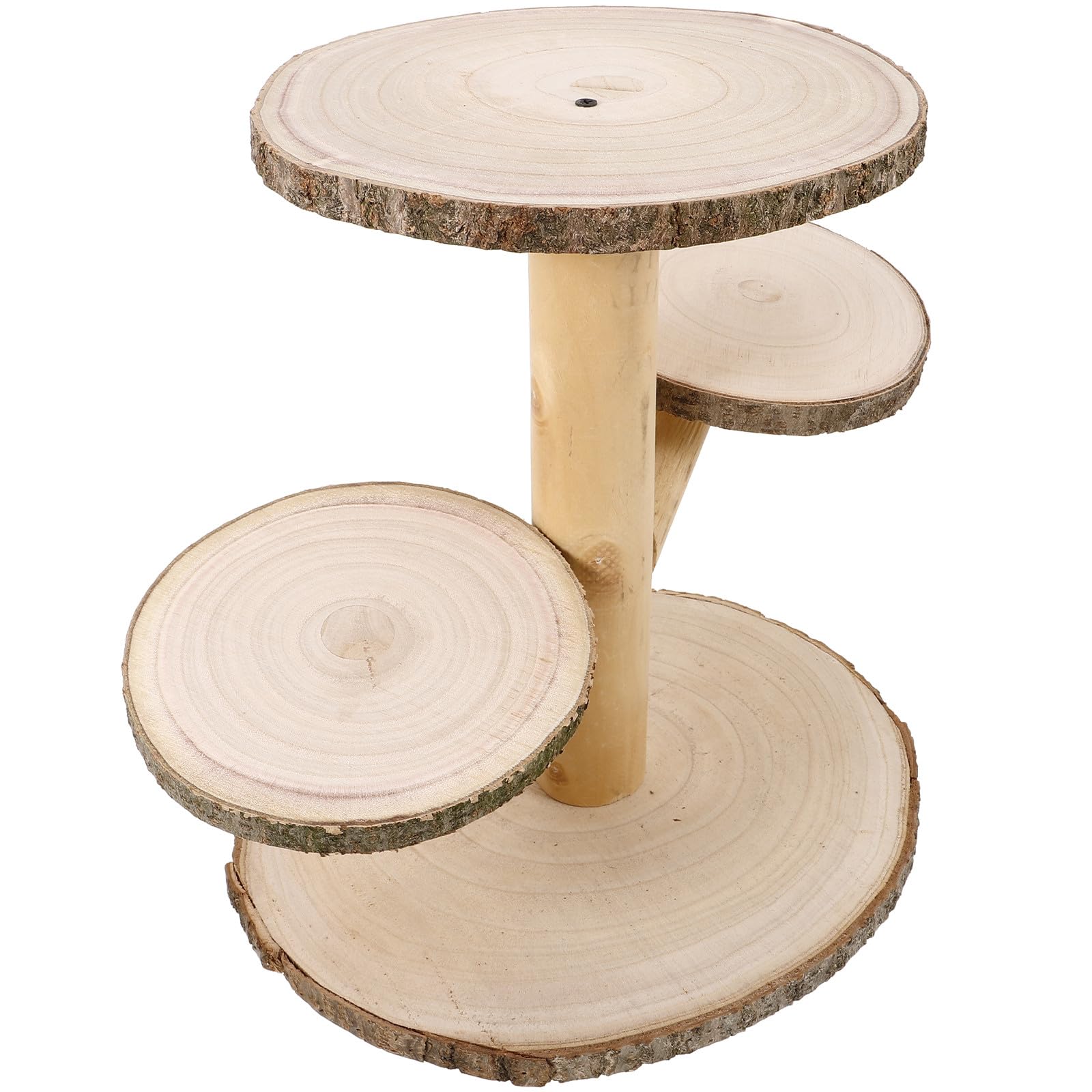 Présentoir à gâteaux en bois de 4 étages pour tour à cupcakes