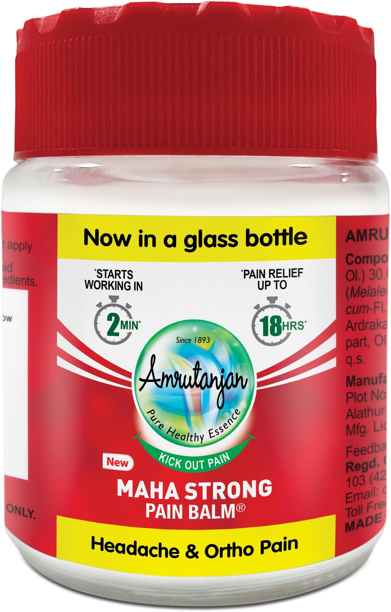 MAHA Strong Pain Balm - 48g