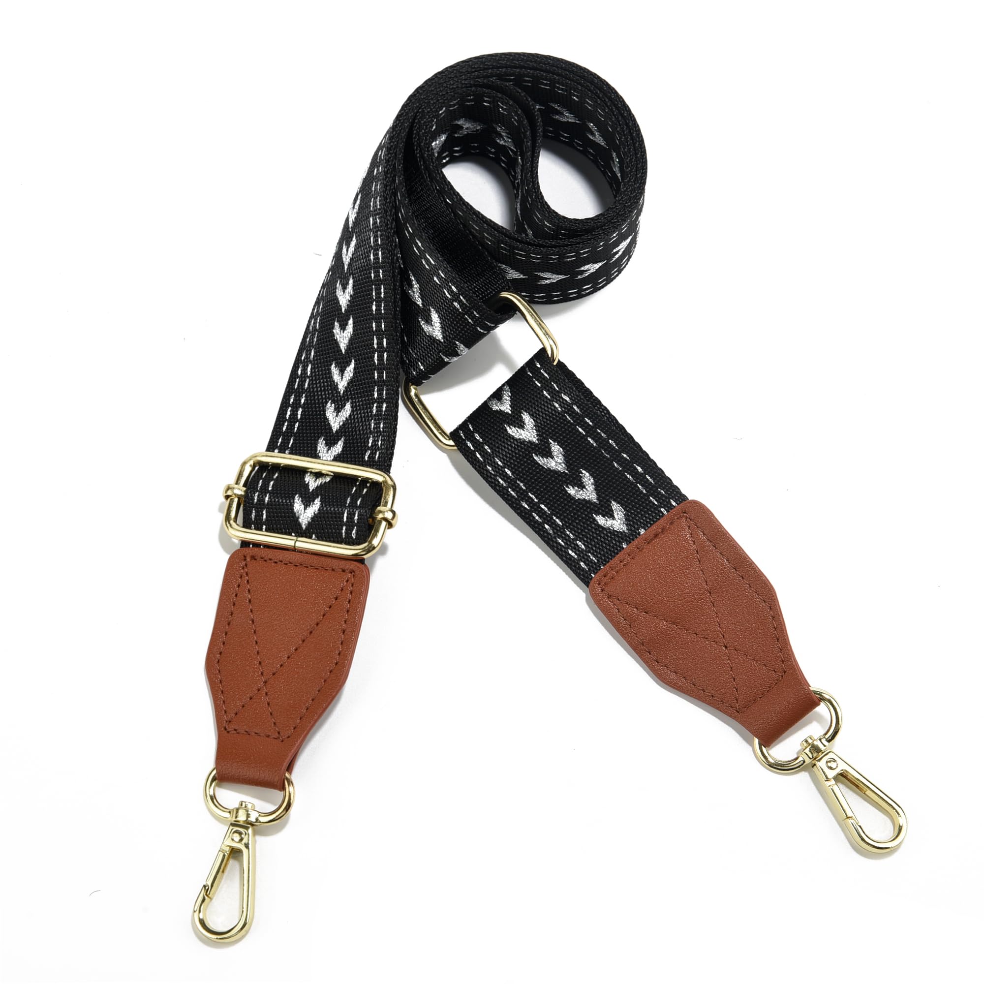 LEMEDE Purse Strap Replacement Crossbody 1.5" Wide Shoulder Strap Adjustable Straps Handbag Strap Replacement Belts