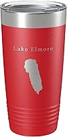 Vista 11 de Lake Elmore Map Tumbler Travel Mug Insulated Laser Engraved Coffee Cup Vermont 20 oz Black