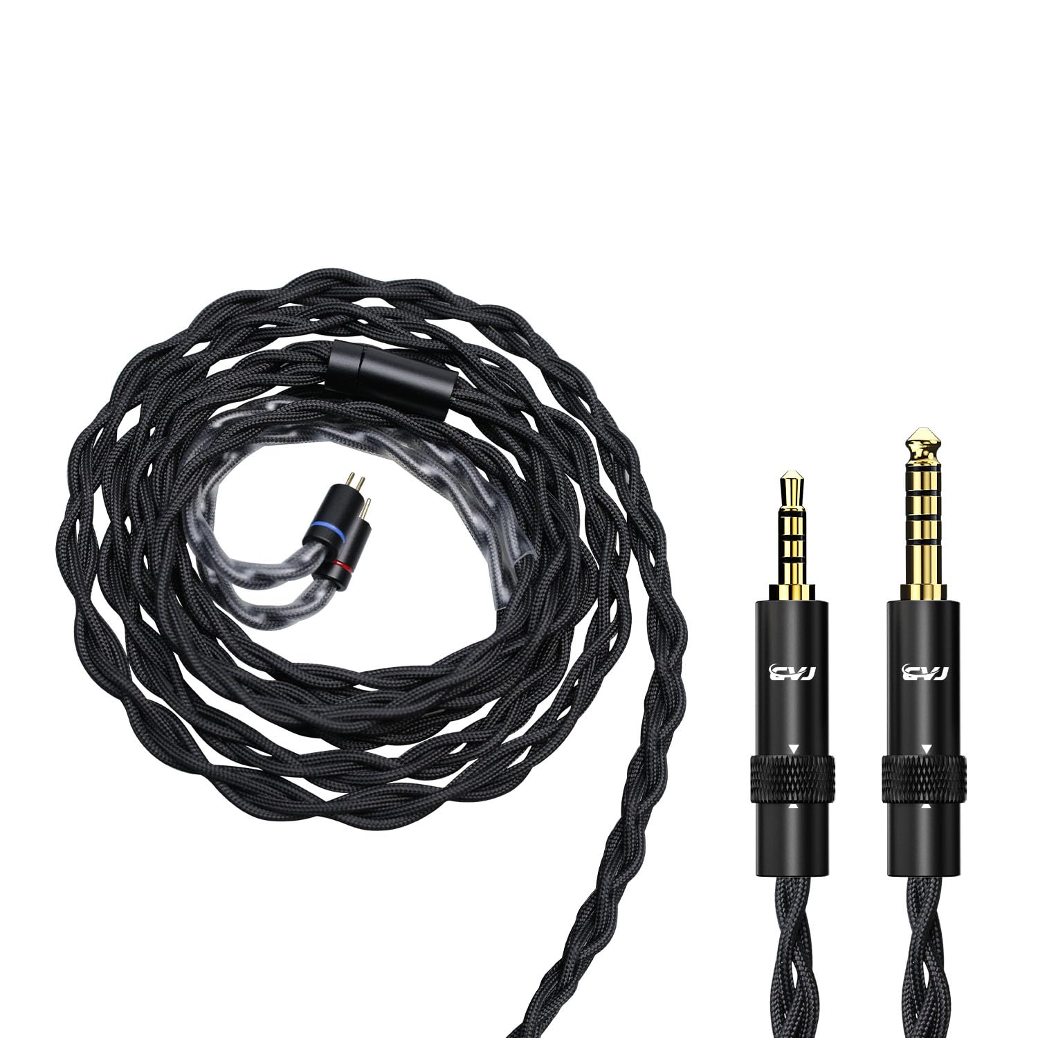 Amazon | CVJ Jackdaw 0.78mm 2pin 3.5mm+4.4mmリケーブル,400芯の高