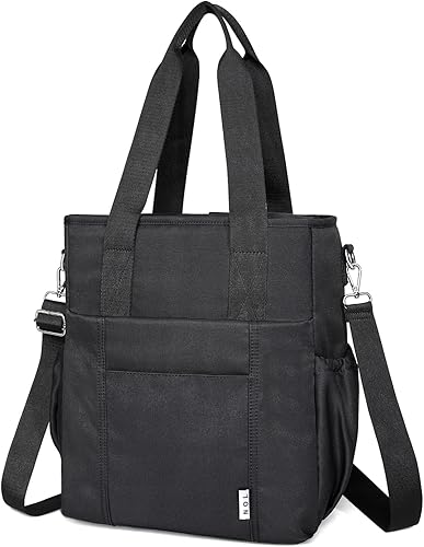NOL - Lonchera aislada para mujer, bolsa grande y espaciosa con correa de hombro ajustable extraíble con múltiples bolsillos, bolsa enfriadora a