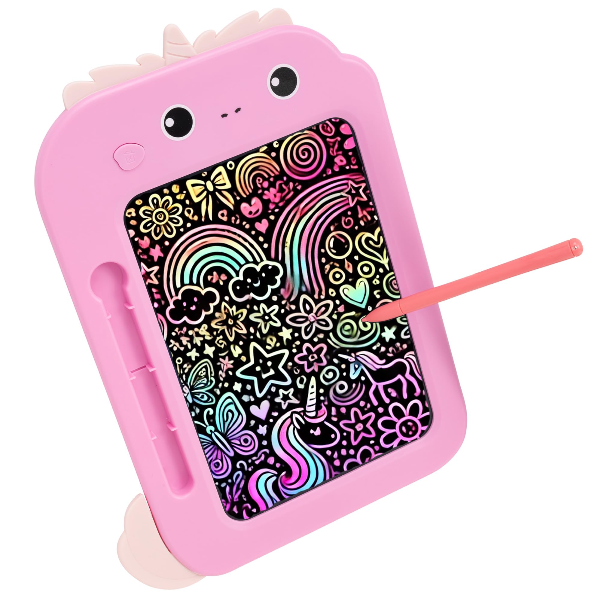 Fun Craft LCD Writing Tablet for Kids | Colourful Unicorn Doodle Pad & Drawing Board | Educational Scribbler Screen for Travel, Learning & Creative Play | Reusable Gift for Ages 3+ — view 9