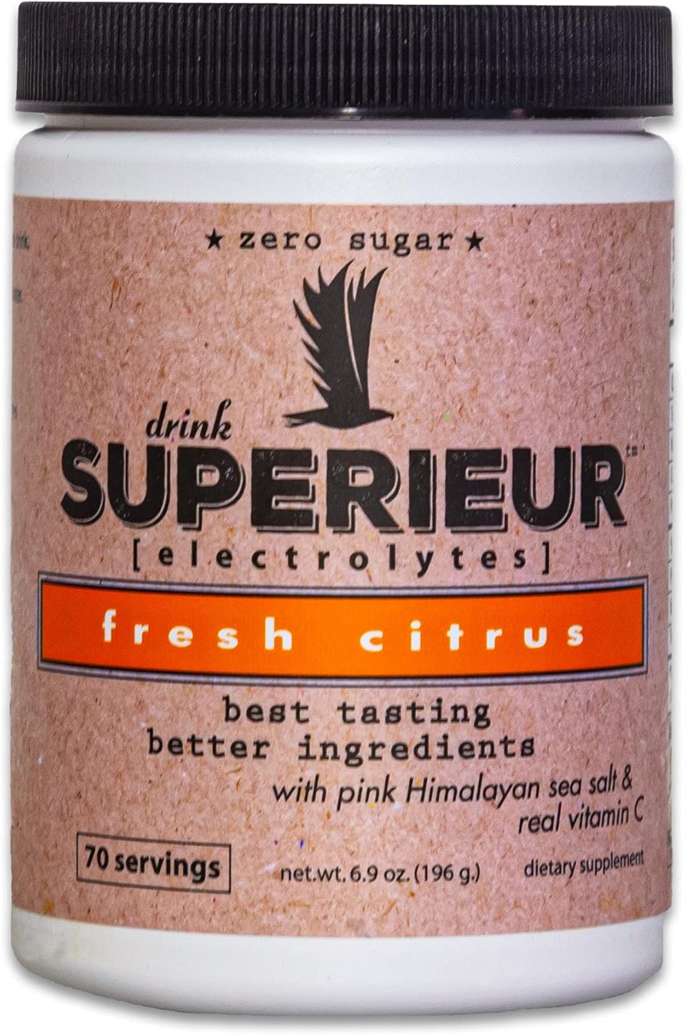 Superieur Electrolytes – Plant Based Electrolyte Supplement w/ Sea Minerals for Hydration & Recovery – Keto Friendly, Non-GMO, Zero Sugar, Vegan Healthy Sports Drink Powder – Grape (70 Servings) : Health & Household