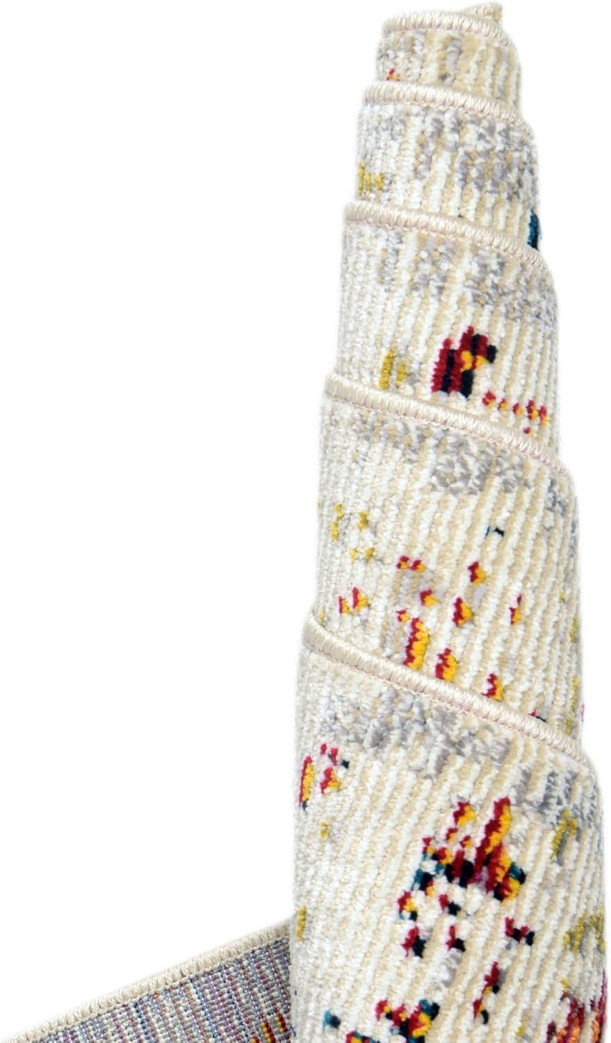 Unique Loom Charm Collection Area Rug - Unicorn (2' x 8' Runner Beige/Blue)