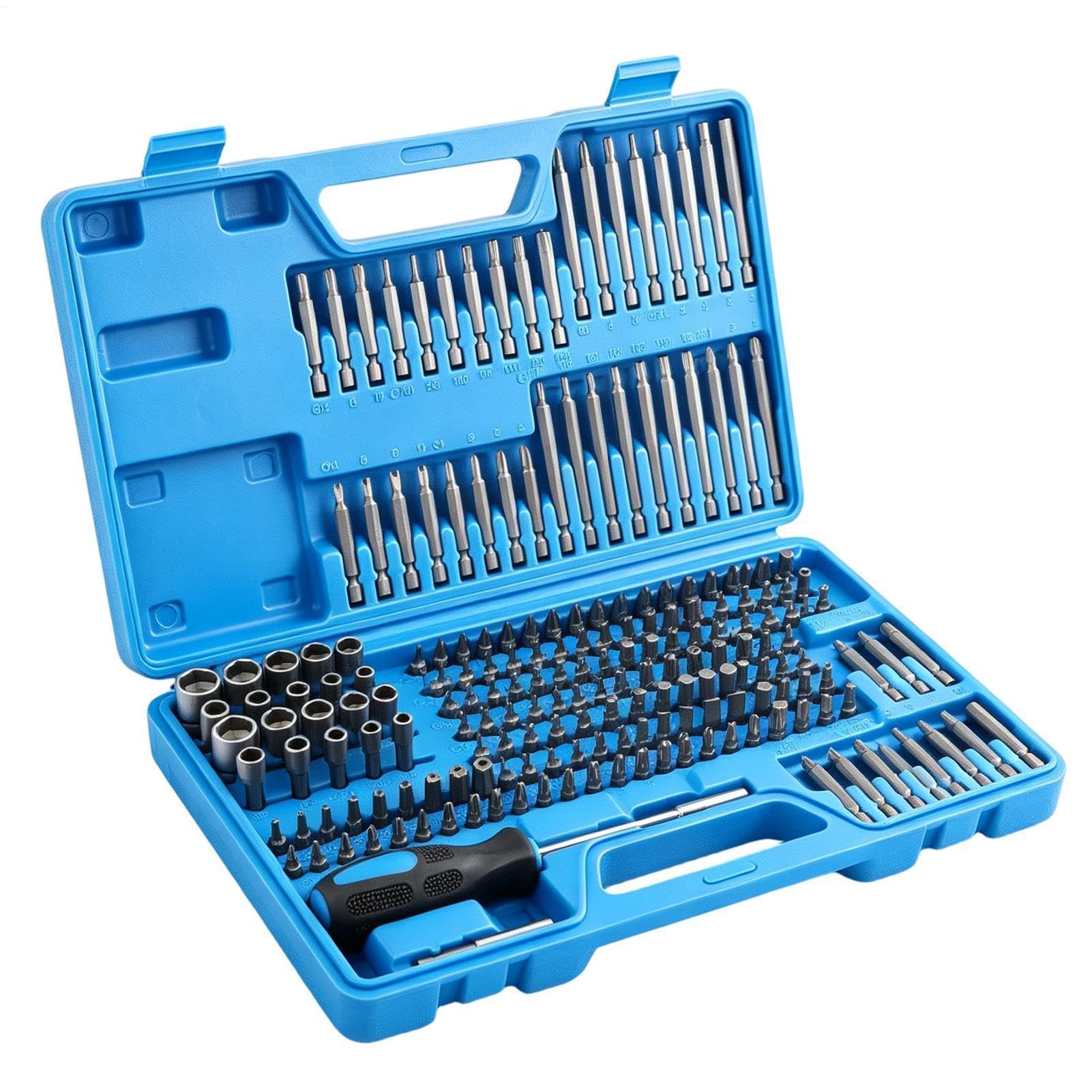 Sechskant-Schraubendreher-Set Metrisches und zölliges Bit-Kit 6,35 mm