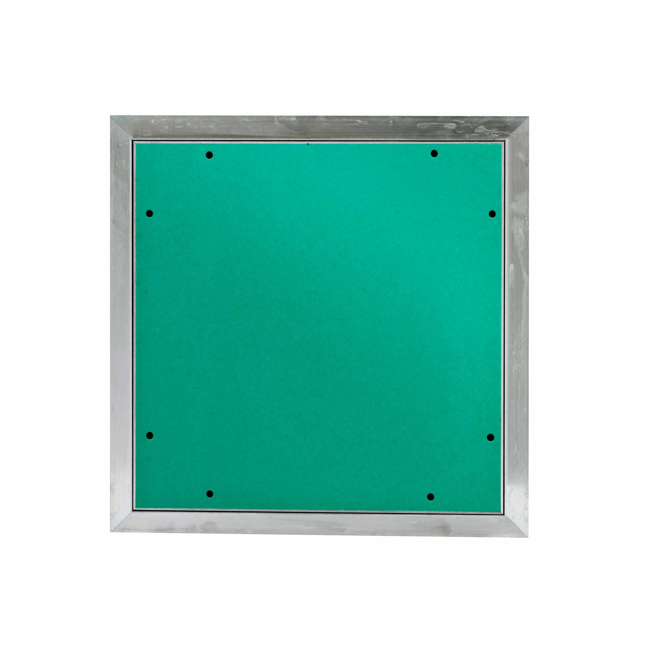 Revisionsklappe Trockenbau 400 x 400 mm – Revisionstür - Wartungsklappe mit 25 mm imprägnierter GK-Einlage und Druckverschluss – aus korrosionsbeständigem Aluminium – befliesbar – MW multi werkzeug