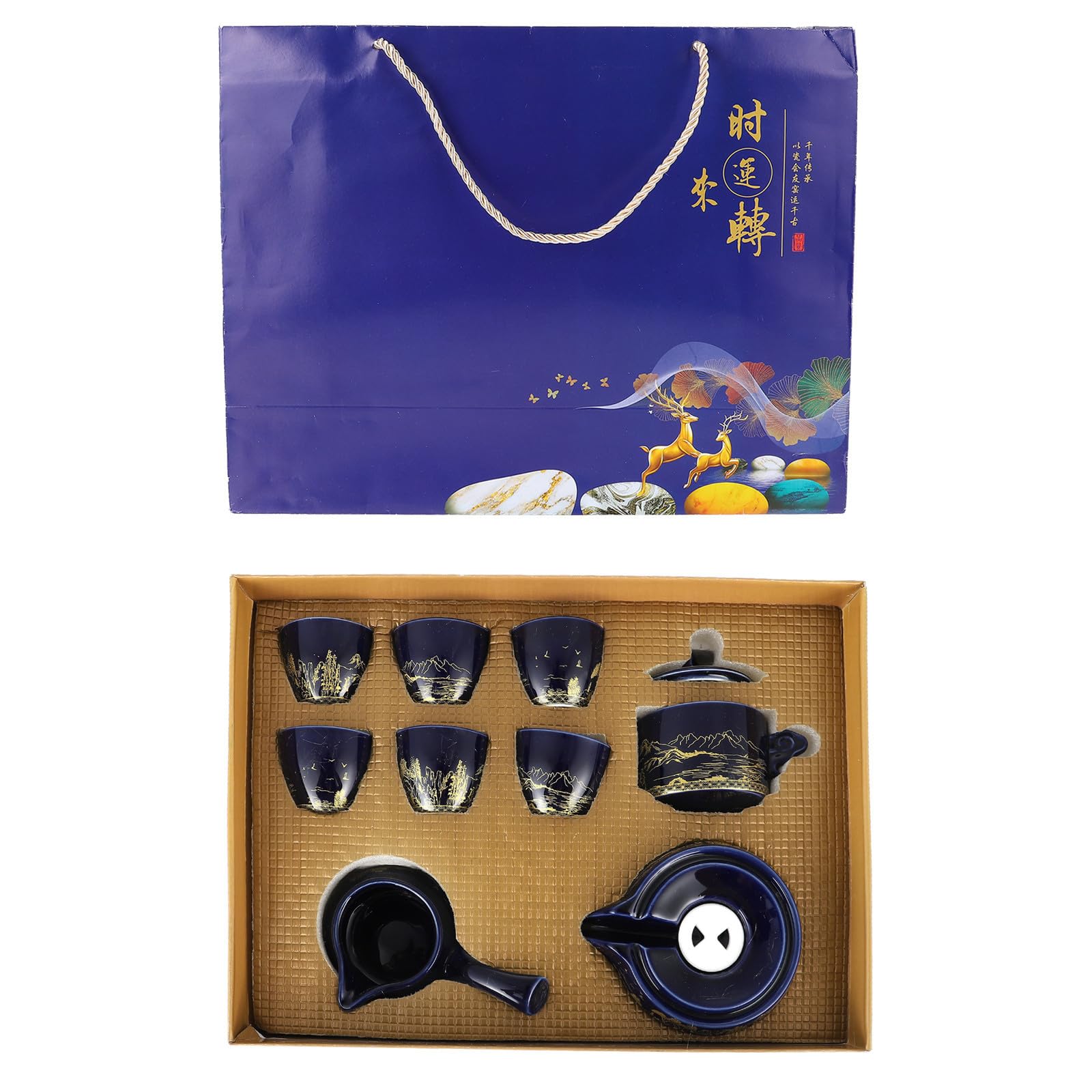 GANAZONO Kreatives Chinesisches Kung Fu Teeservice Retro Teekannen Satz