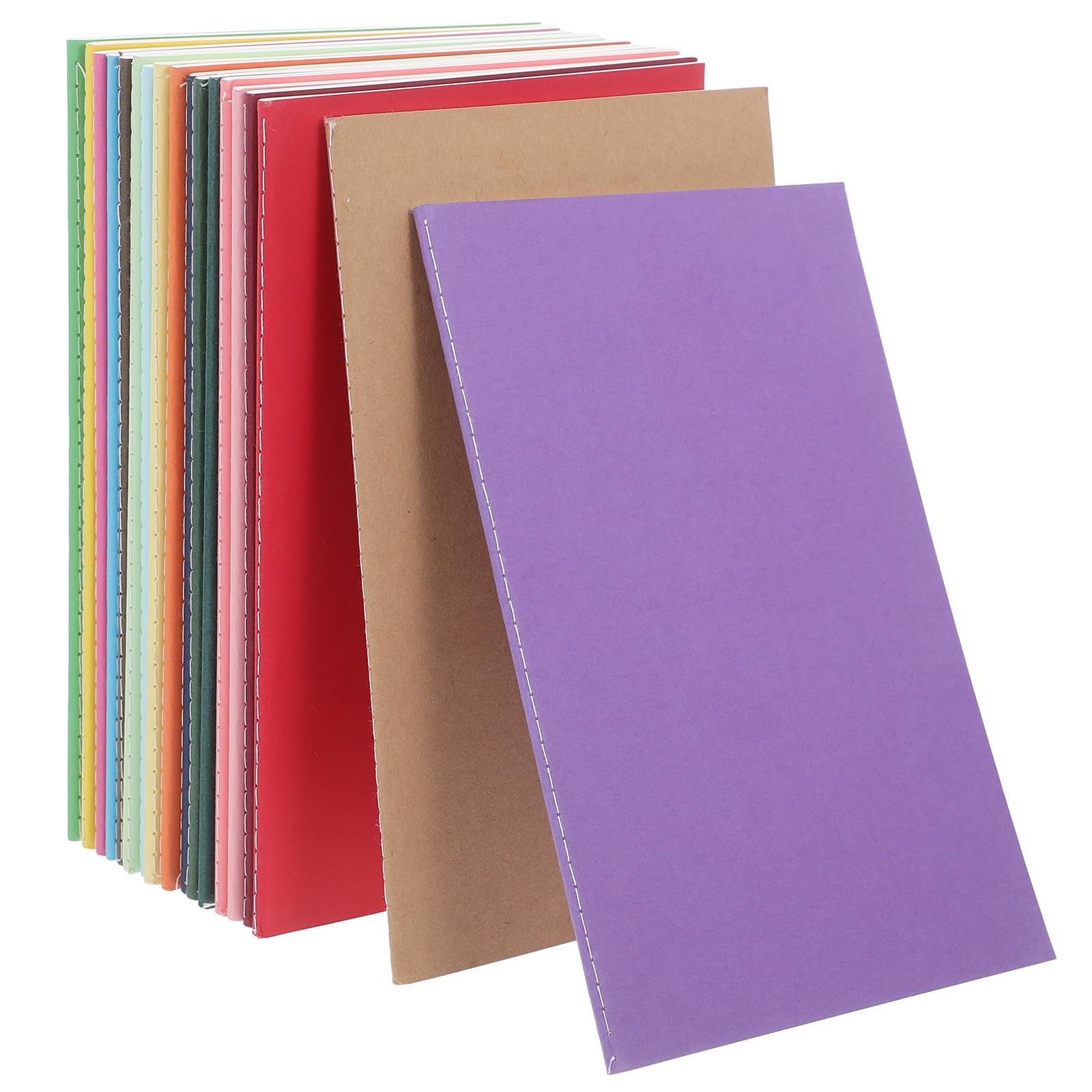 Ciieeo 18 Pollici Taccuino A5 in Carta Kraft 60 Pagine Bianche, Quaderno Piccolo per Appunti e Diario, Design Elegante e Scrittura Fluida, per Planner e Viaggio