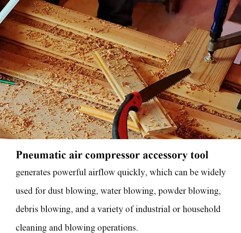 Air Blow Gun Aluminum Alloy, Industrial Household Air Blower Gun, Pneumatic Air Compressor Accessories Dust Cleaning Tool
