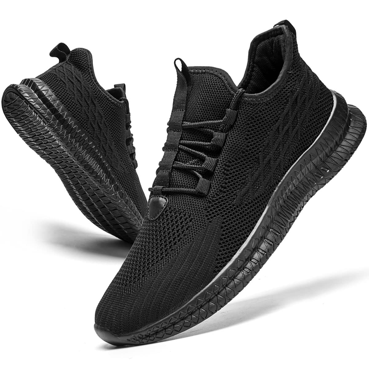 WOHHHW Mens Running Tennis Casual Walking Shoes Fashion Athletic Gym Sports Sneakers for Men Breathable Lightweight Comfortable Shoes
