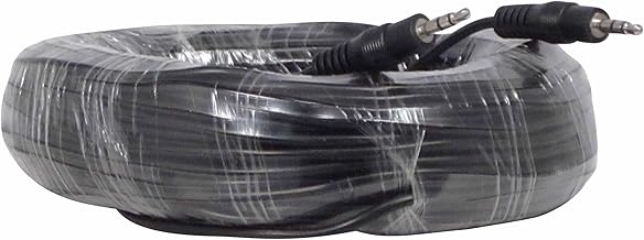YCS basics 100 Foot 3.5mm Male to Male Stereo Audio Cable Headphone/Phone / MP3 Cable- for Your Car AUX Port, Smartphone, Tablet