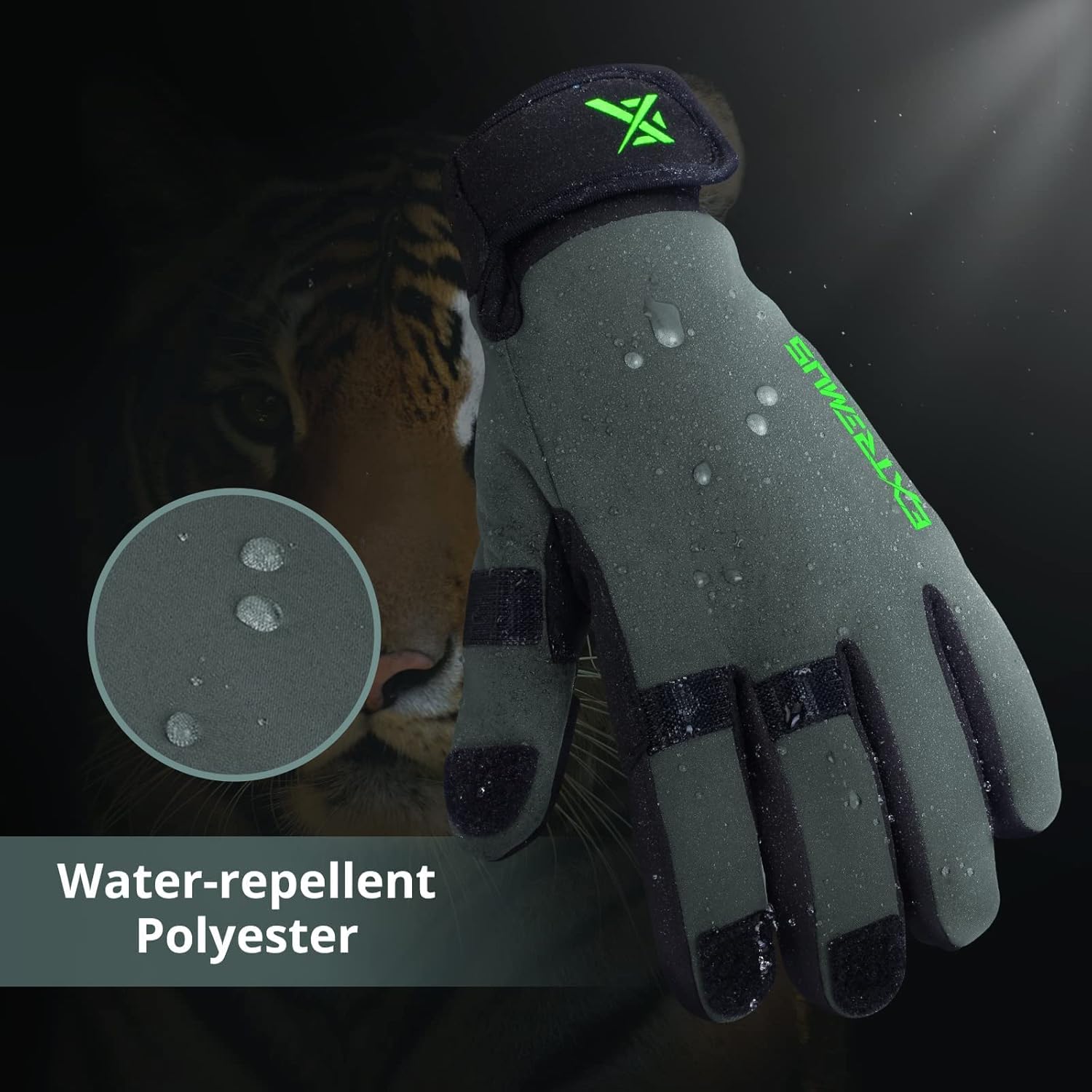 Extremus Hunting Gloves - Touchscreen Water Resistant Winter Gloves for Men & Women - Ideal as Hunting, or Ice Fishing Gloves : Sports & Outdoors