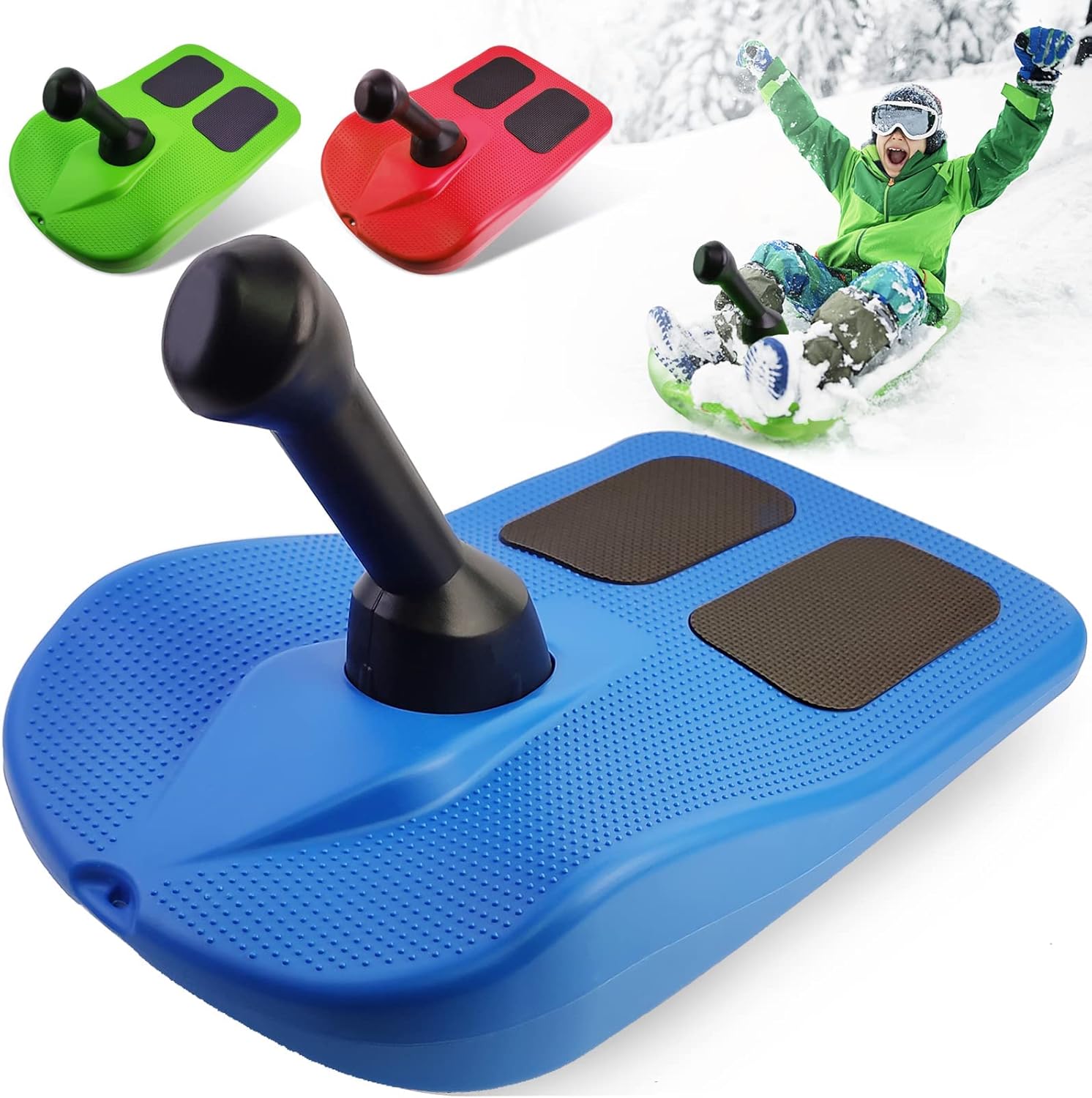 Snow Sleds for Kids and Adult, Snowboard Sled with Handle