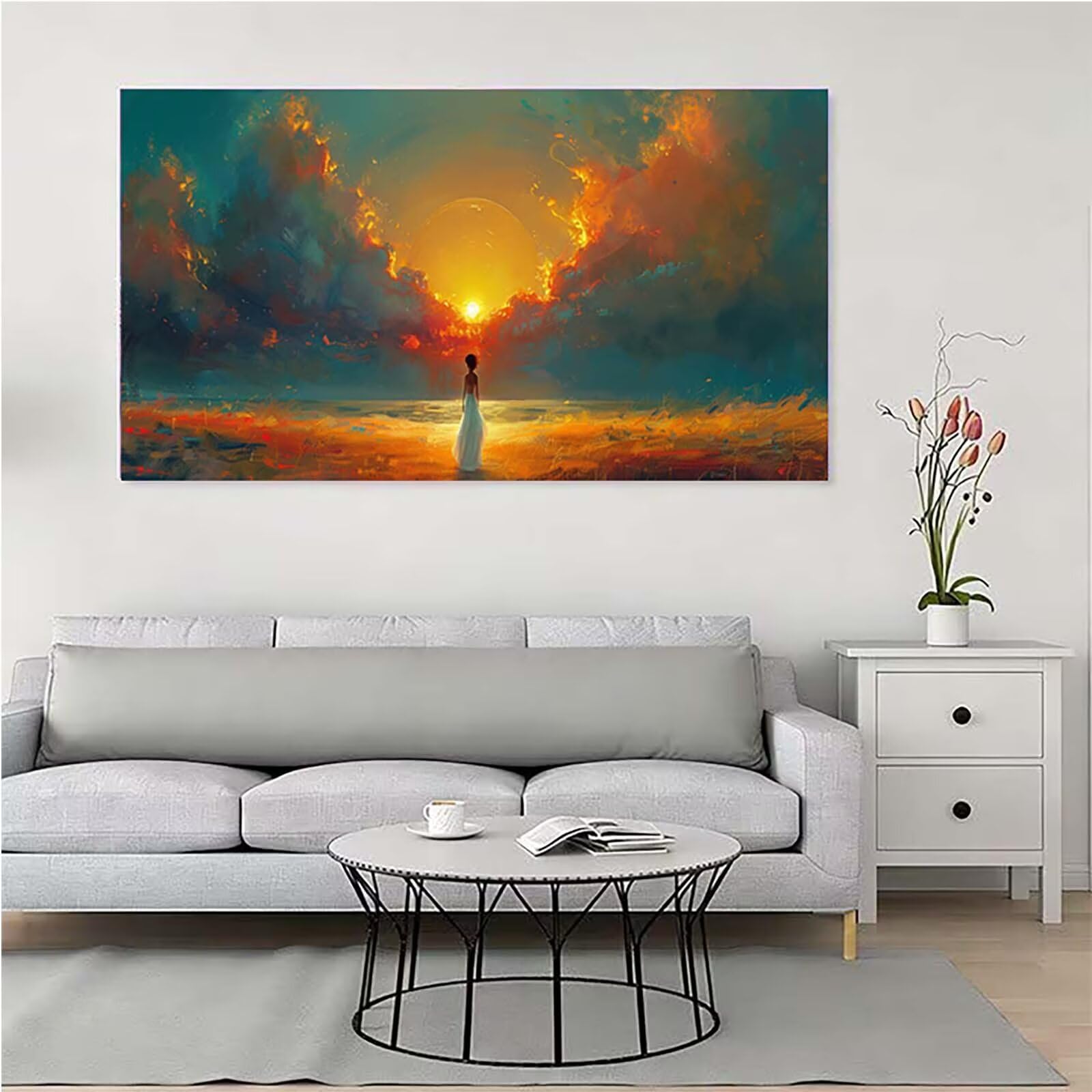 Coucher De Soleil 5D Diamond Painting Adulte Grand Format 60x120cm 9-8742
