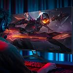 Gawfolk 34 Moniteur de jeu de pouce IPS 120Hz, Ultralarge PC Écran 2560×1080P Ultra-Thin Zero Frame Computer Display for Home Office Business, DP, HDMI, noir