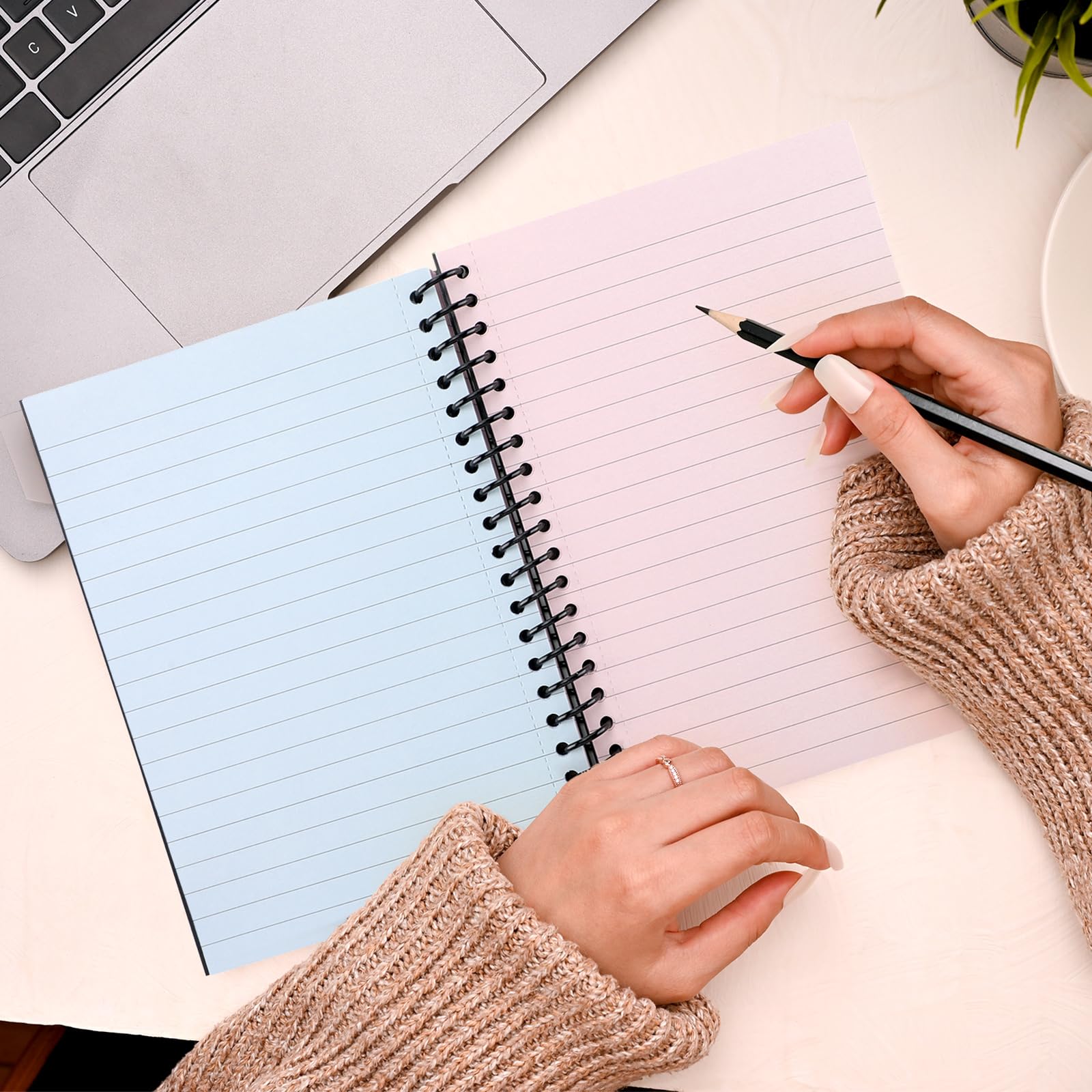 Amazon.com : Eaasty 6 Pack Spiral Notebook 5 x 7 Inch College