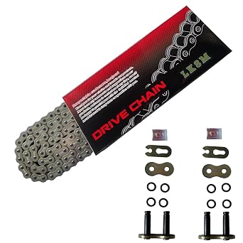 Gold 520 O-Ring Motorcycle Chain 120 Links