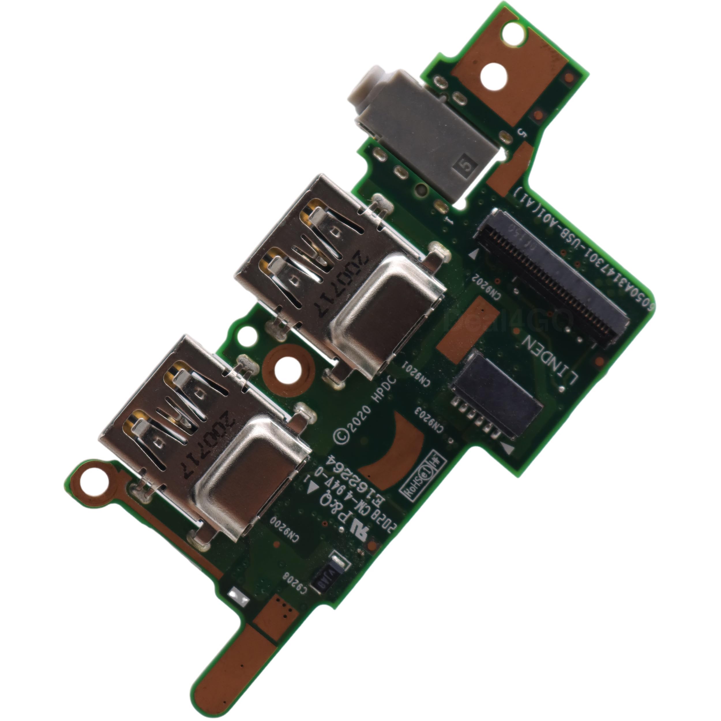 Placa de audio HP EliteBook 830 G7 con puerto USB de repuesto 6