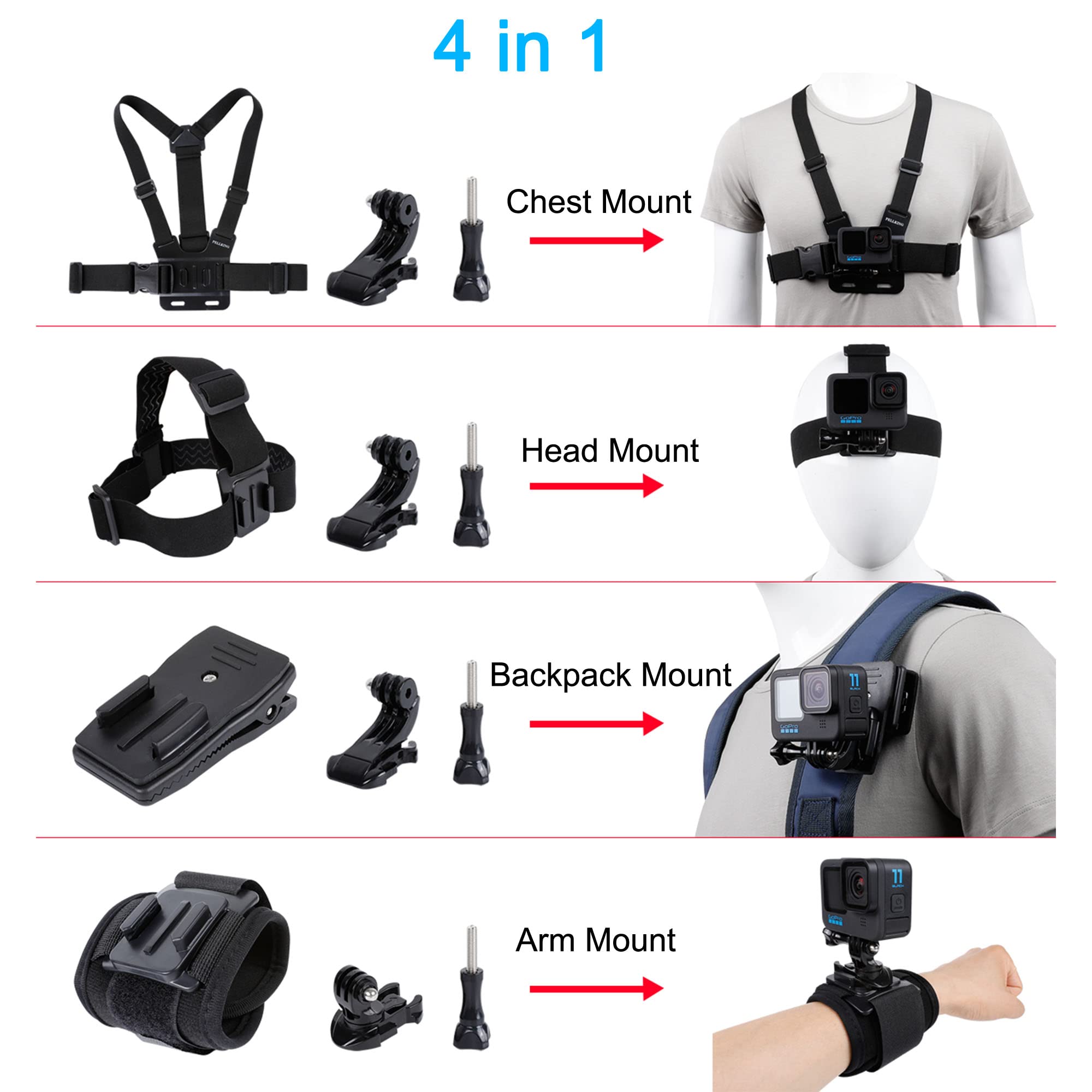 GoPro(ゴープロ) GoPro HERO11 Black アクセサリーセット Enduro 