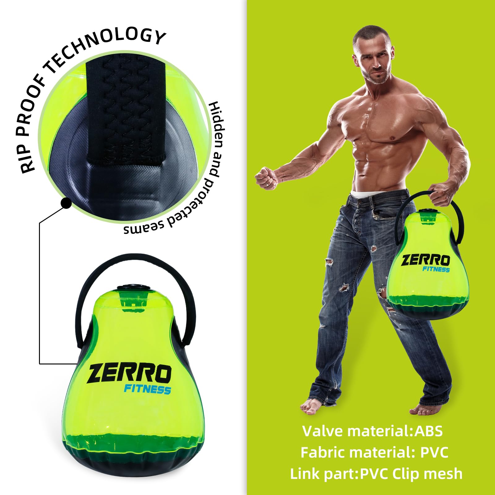 CCLIFE 5-13 kg De Pesas Rusas Ajustables Herramienta De Entrenamiento De Sentadillas Para Esculpir Glúteos Fitness En Casa Pesas Rusas Pportátiles Llenas De Agua Aptas Para Hombres y Mujeres