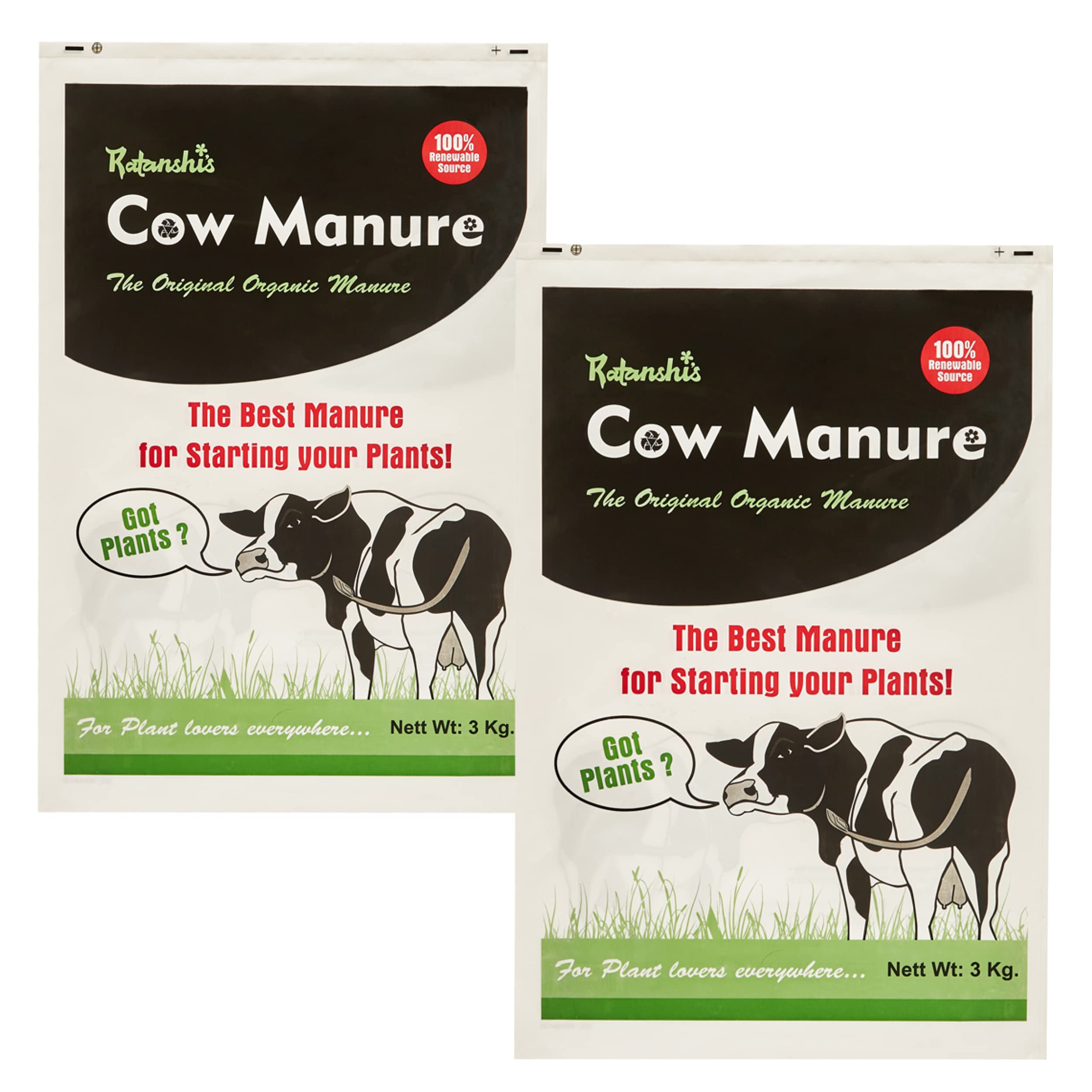 Ratanshi Agro Hortitech Organic Cow Manure for Home Gardening & Plants - 6 kg (B09HS5DL8K) Amazon Price History, Amazon Price Tracker