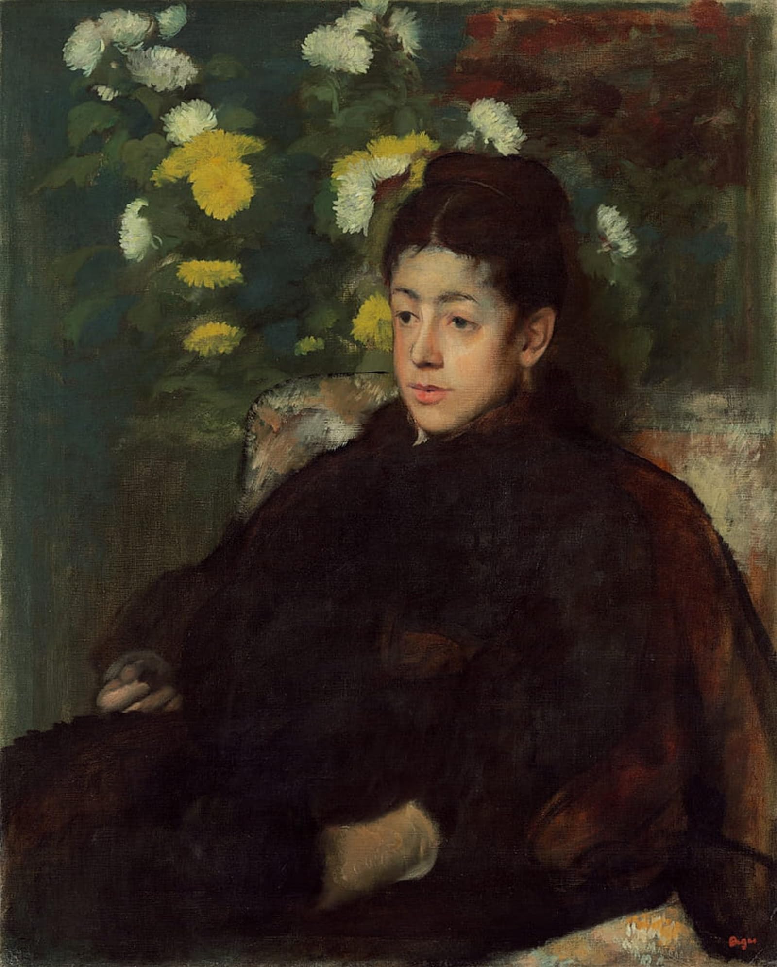 POSTERIIk Famous Animal Posters Vintage Picture Mademoiselle Malot by Edgar Degas Modern Wall Decor for Home Decor 60x90cm