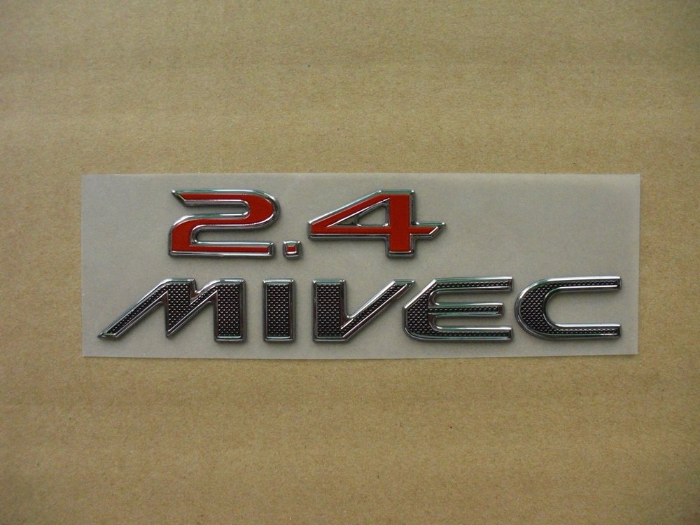 Amazon | 海外三菱純正仕様エンブレム 2.4 MIVEC | エンブレム | 車