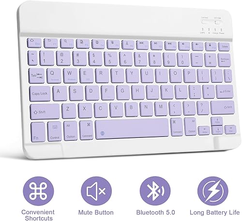 Miniatura 9 de GOKOCO Samsung Galaxy Tab S9 FE 10.9"S9 11" Funda de teclado desmontable magnética con soporte para S Pen para SM-X710X716BX718USM-X510SM-X516-Negro