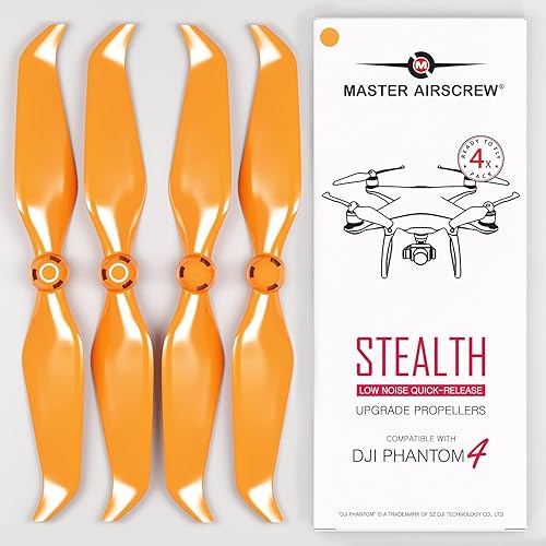 Miniatura 6 de Master Airscrew Hélices Stealth para DJI Phantom 4 - Negro, 4 piezas